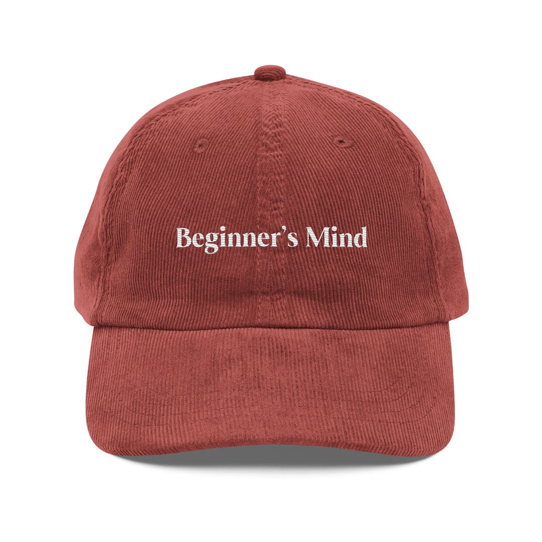Beginner's Mind Vintage Corduroy Cap – Experiential Billionaire