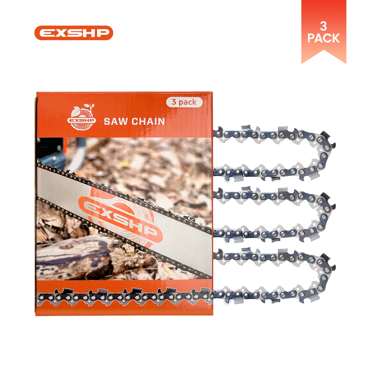 EXSHP | 20 Inch Chainsaw Chain | 3/8