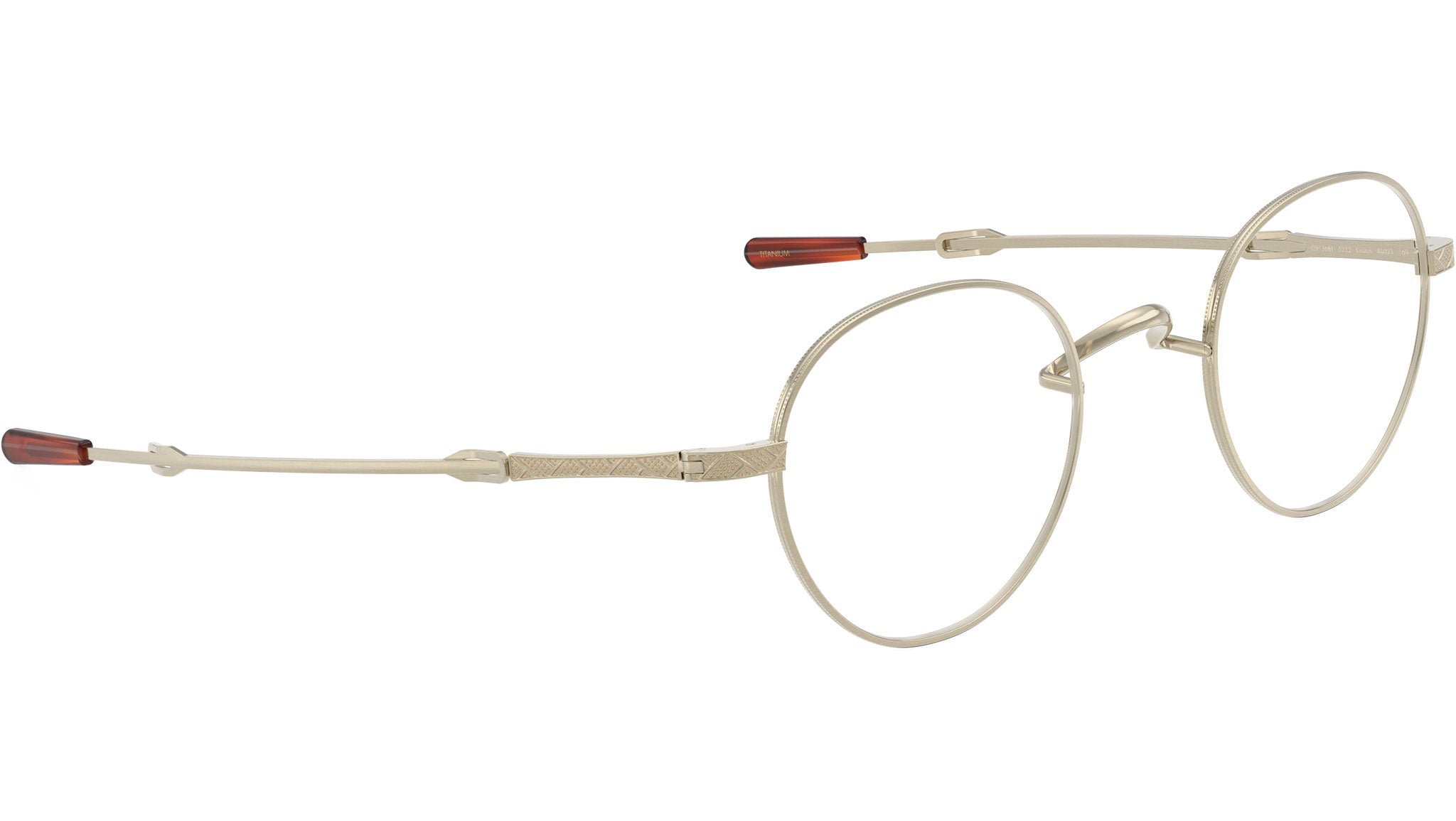 Oliver Peoples Kinston Glasses OV1368T 5252 Brushed Gold - eye-oo.com