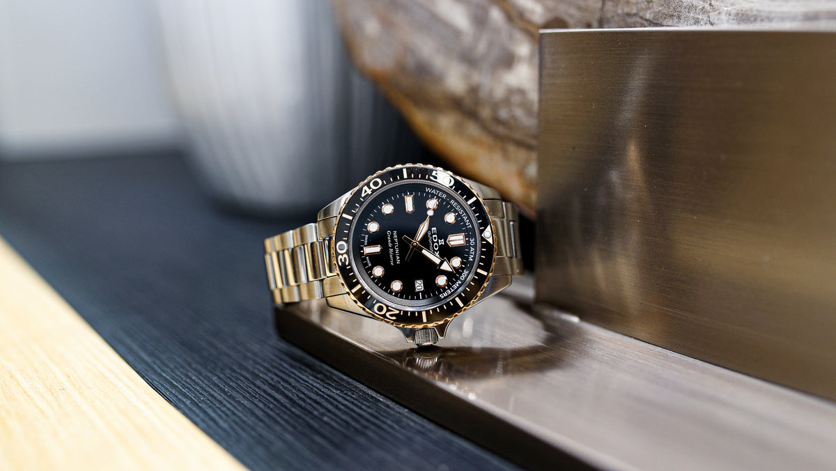 EDOX ] エドックス ネプチュニアン グランデ リザーブ デイト