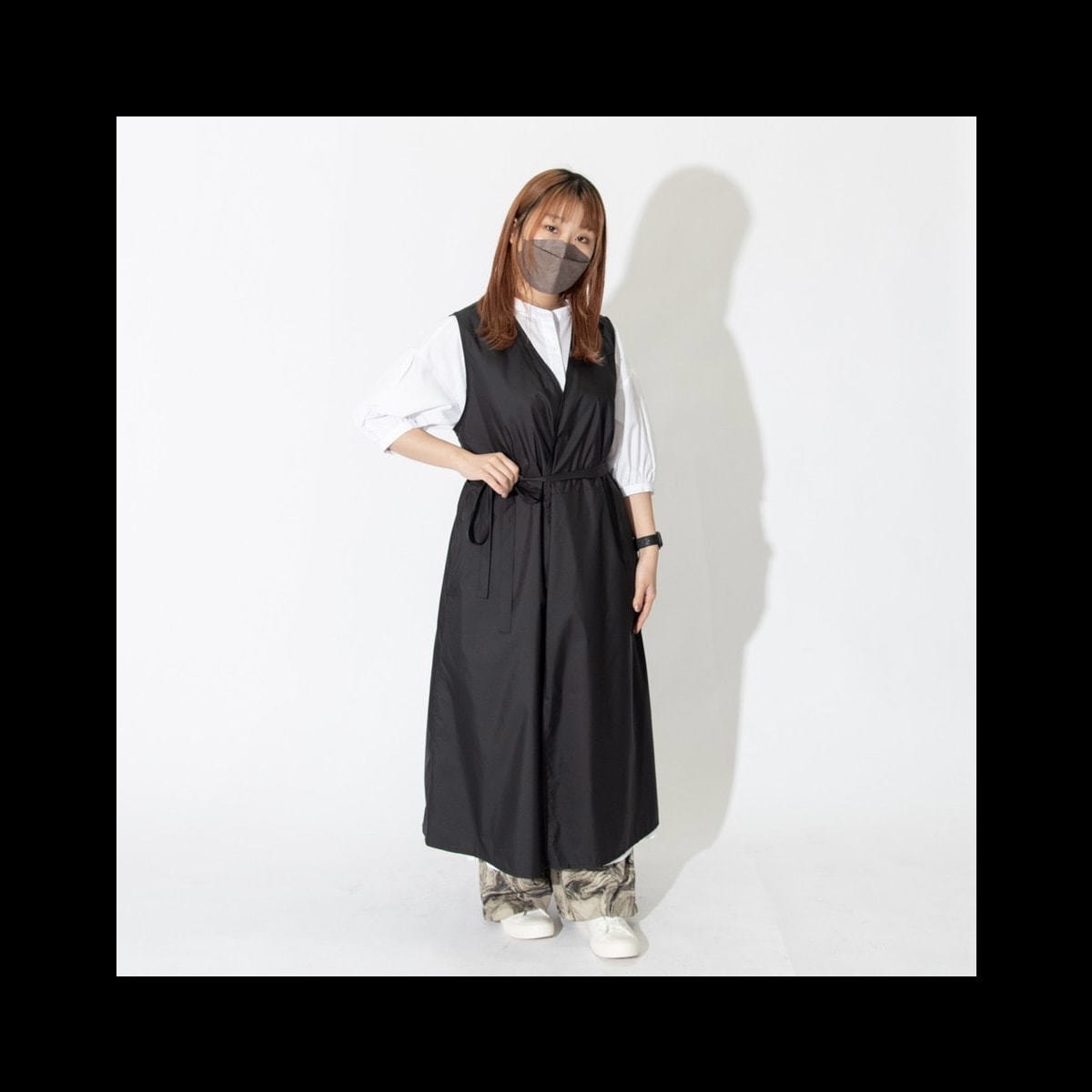 ValleyMODE ジレライクエプロンドレス ブラックの通販・卸売り | アイ