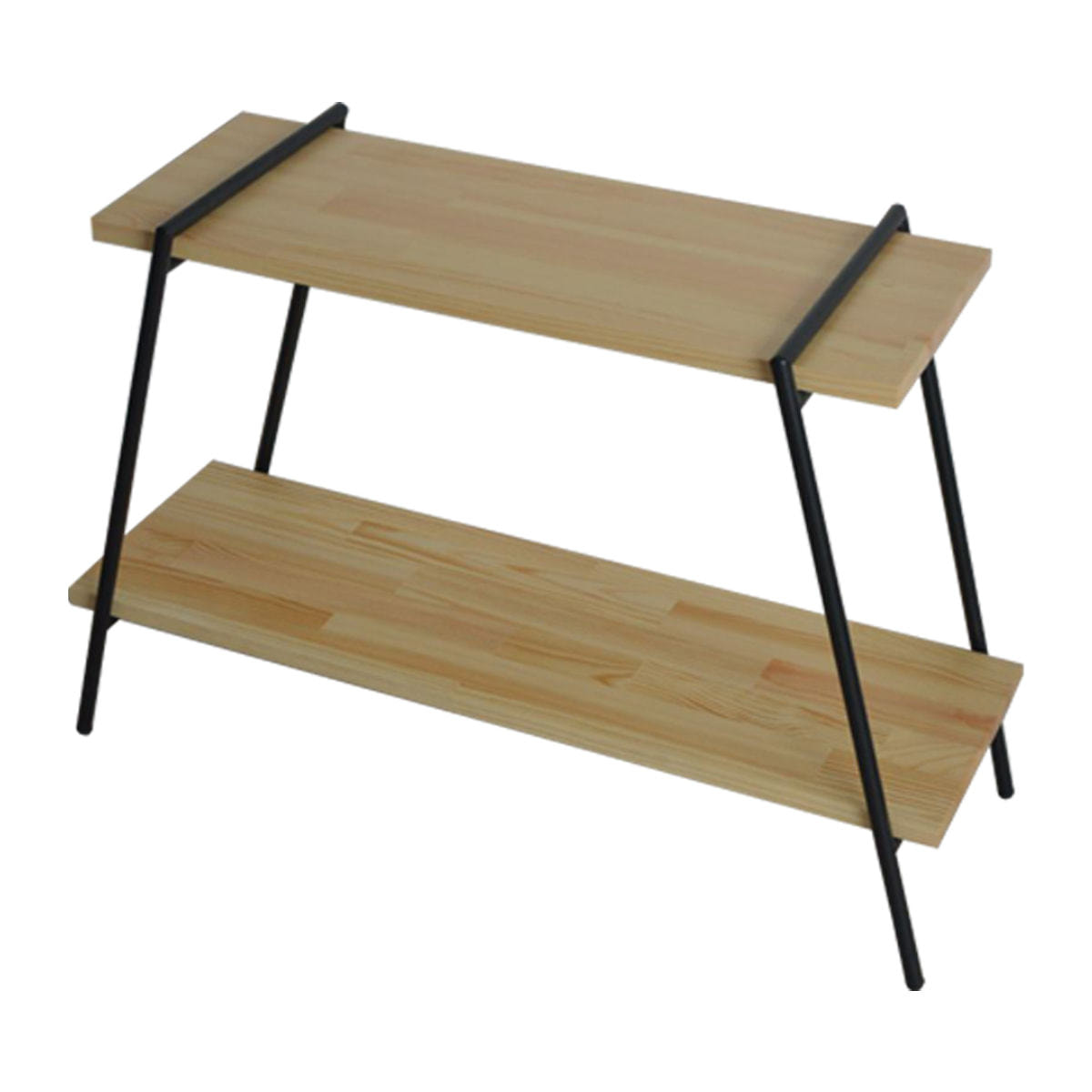 アイアンレッグラック 2段 ナチュラル（ILR2-NA）の通販・卸売り