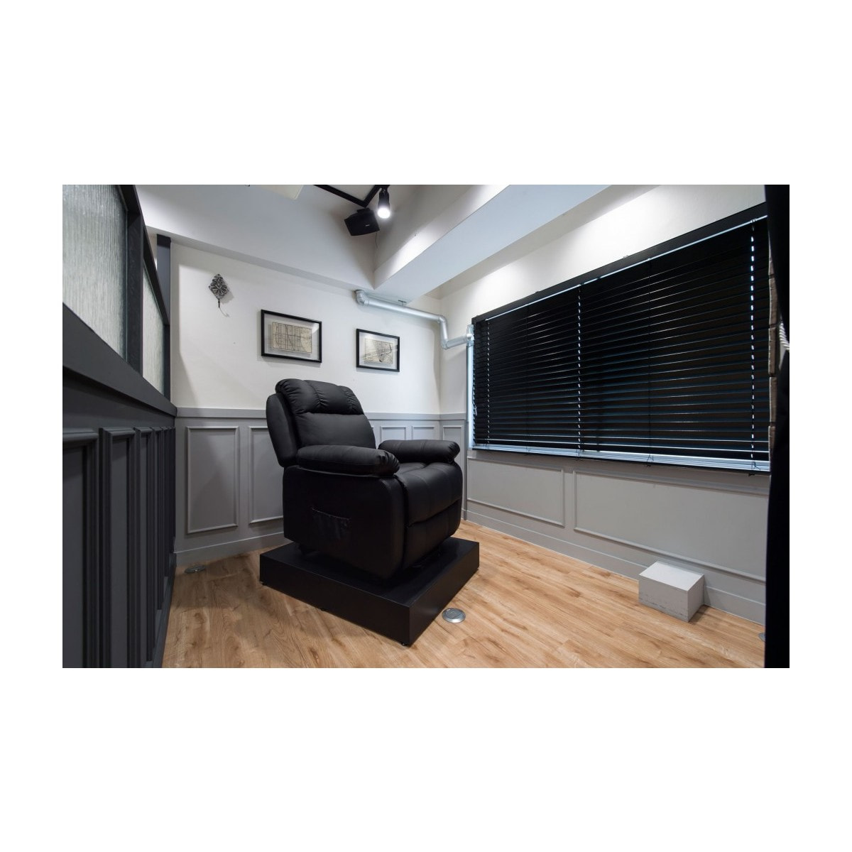 電動ラウンジチェア SHIFFON Jr （シフォンジュニア）（ブラック）の