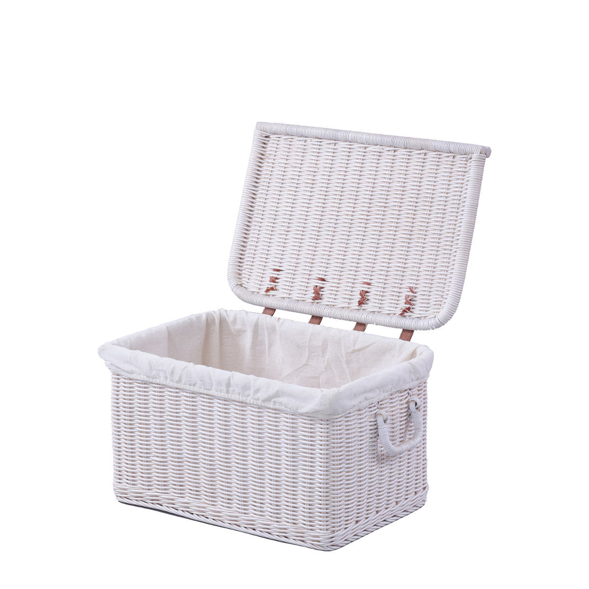 ラタンバスケット Mサイズ（GK520MWW）ホワイトの通販・卸売り | アイ