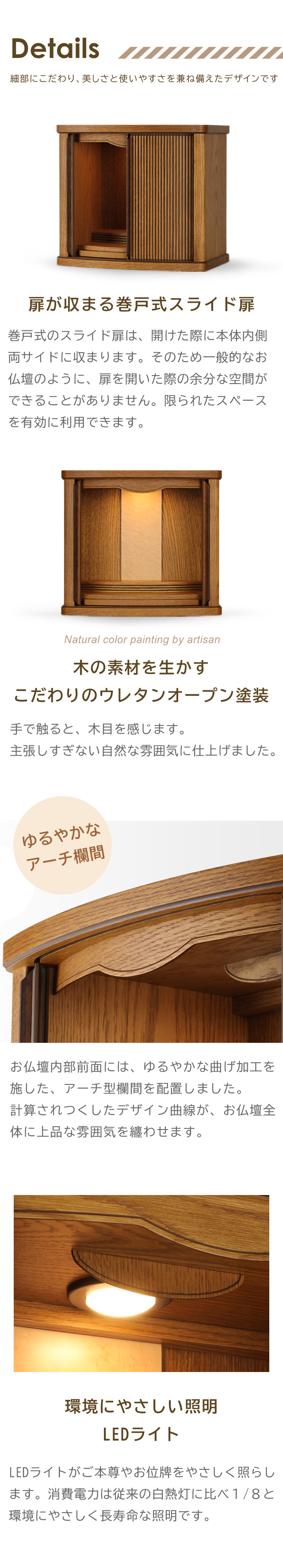 モダン仏壇 本体のみ マッキー2 〔高さ40 幅44.5 奥行29.5cm〕 国産