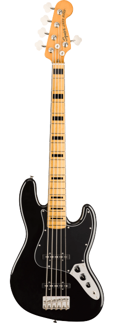 Squier Classic Vibe '70s Jazz Bass® V, Black - Swing City Music