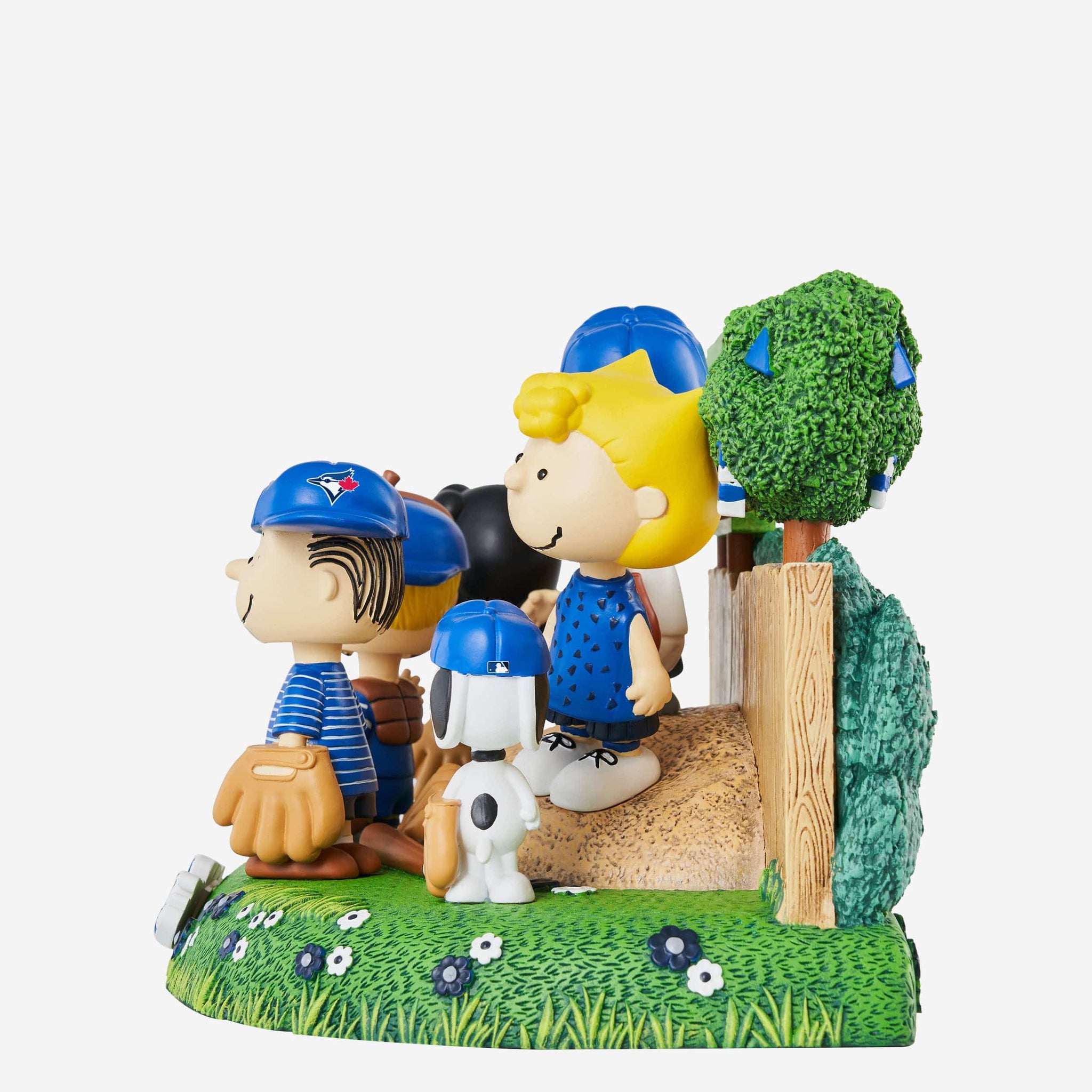 Toronto Blue Jays Peanuts Gang Baseball Field Mini Bobblehead