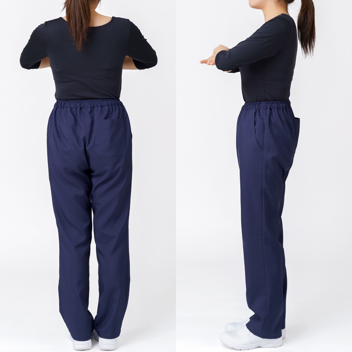 6023SC ひざ三重パンツ｜医療用白衣・介護ユニフォーム・事務服の