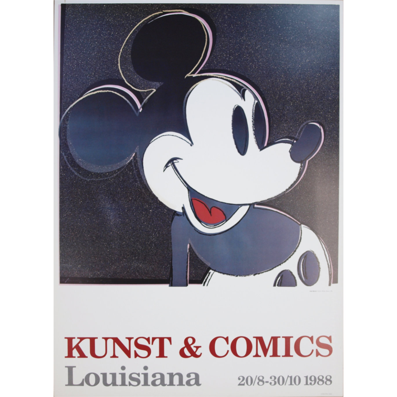 KUNST & COMICS Louisiana,1988 “Mickey Mouse” 1981/アンディ