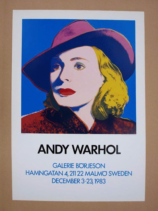 With The Hat/アンディ・ウォーホル【Andy Warhol】ポスター