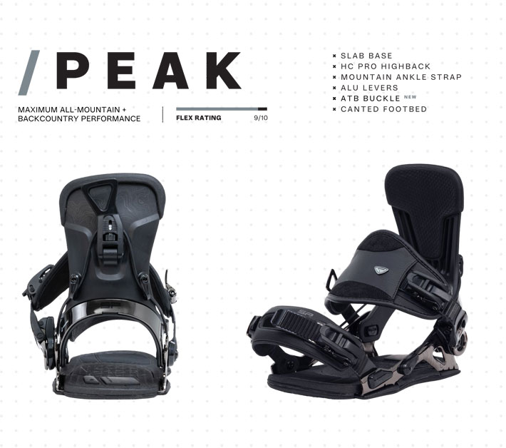予約] 25-26 SP エスピー ビンディング BINDING PEAK ピーク