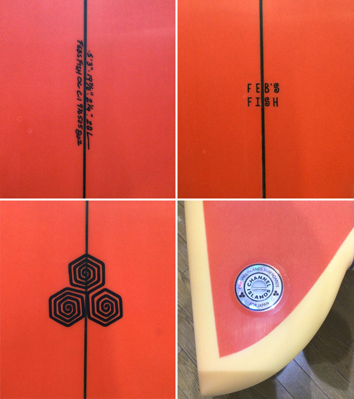 CHANNEL ISLANDS チャンネルアイランド FEB'S FISH フェブズ