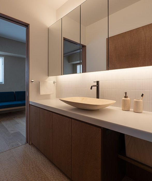 B8-B610BG｜ライムストーン製 洗面器（洗面ボウル）｜フォンテ