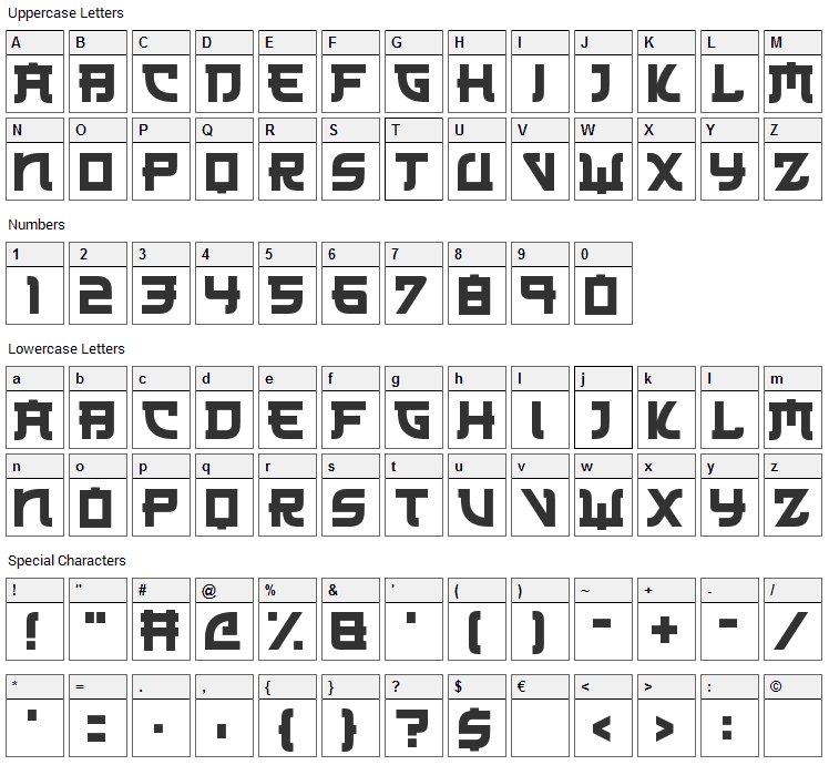 Japanese 3017 Font Download - Fonts4Free