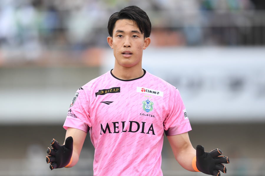 湘南GK谷晃生、試合終了間際の