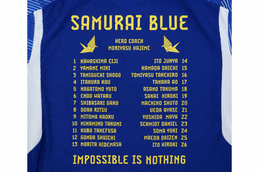 日本代表、カタールW杯の健闘を記念したメモリアルユニフォームが210枚