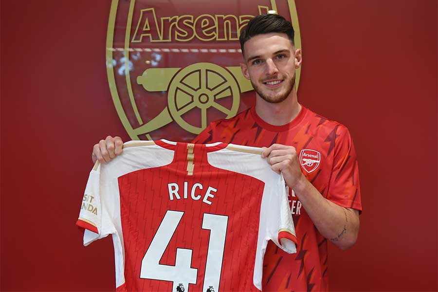 アーセナル新MFライスは「攻撃面でもインパクトを与えられる」 英