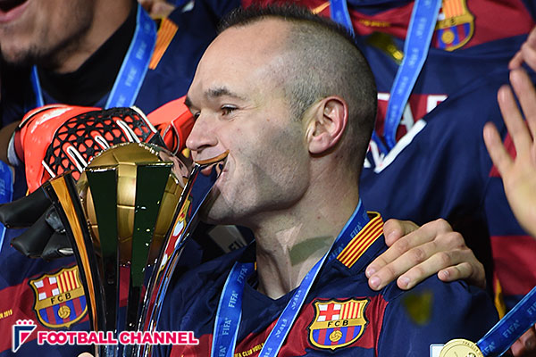 イニエスタ、歴史に名を刻む。クラブW杯優勝で29度目のタイトル獲得