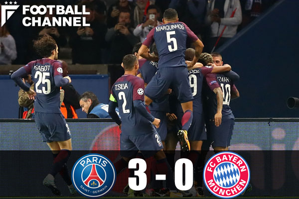 PSGの“世界最強3トップ”がバイエルンを粉砕。3ゴールでCL2連勝