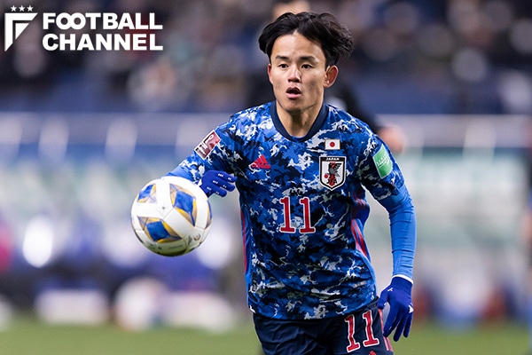 久保建英、20分弱で記録したチーム2位の数字とは？ 4ヵ月ぶり日本代表