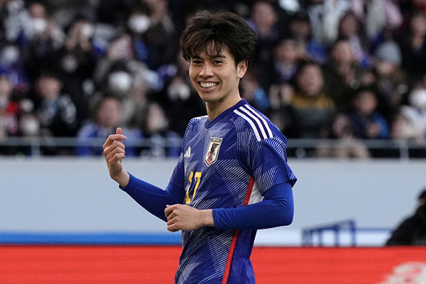 サッカー日本代表 アディダス 100周年記念ユニフォーム 田中碧