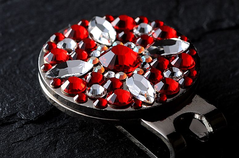 クリスタル ゴルフマーカーセットD｜退職祝い・昇進祝いに最適な高級