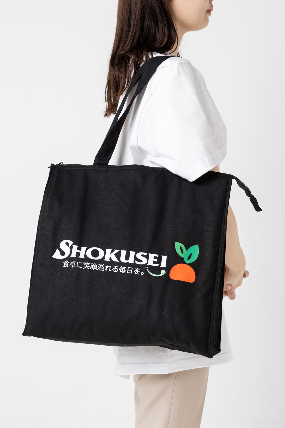 キャンバススクエア保冷トート（M）[MARKLESS STYLE TR-0869