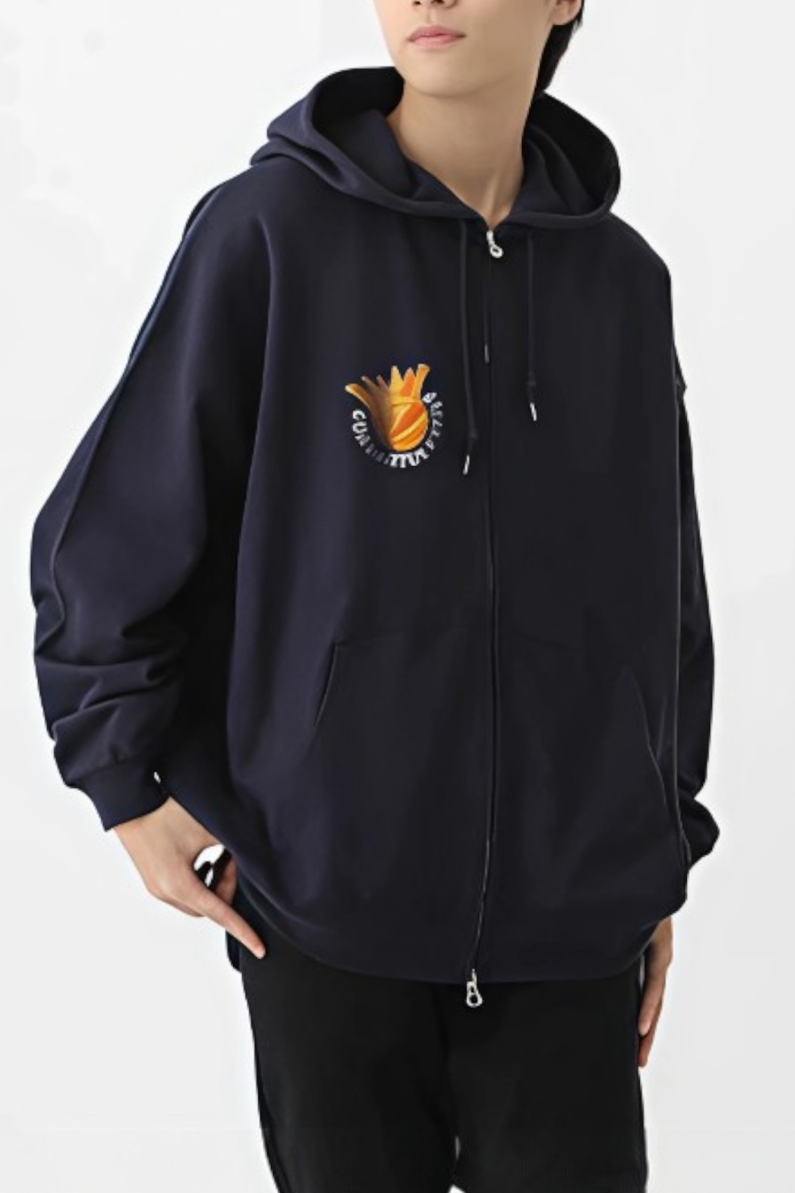 さらりとビッグジップパーカー[United Athle 5203]｜オリジナル