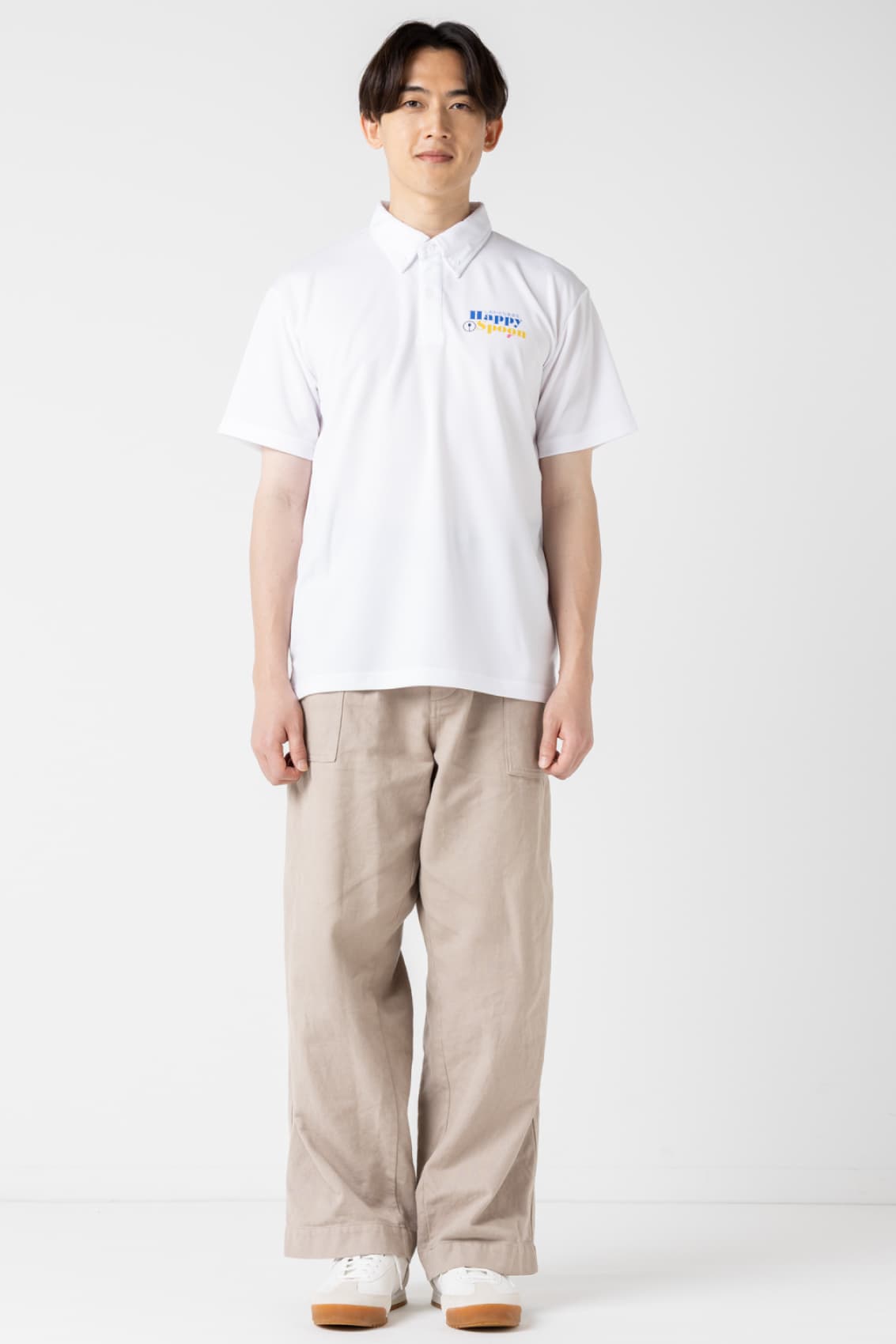 爽快ボタンダウンポロシャツ[glimmer 313ABN]｜オリジナル刺繍