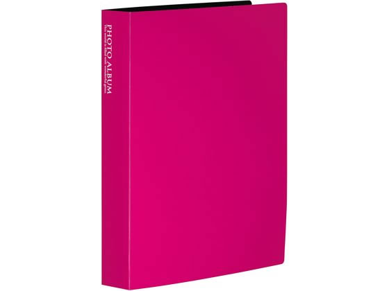 セキセイ フォトアルバム 高透明 Lサイズ 160枚 ピンク KP-160-21 通販