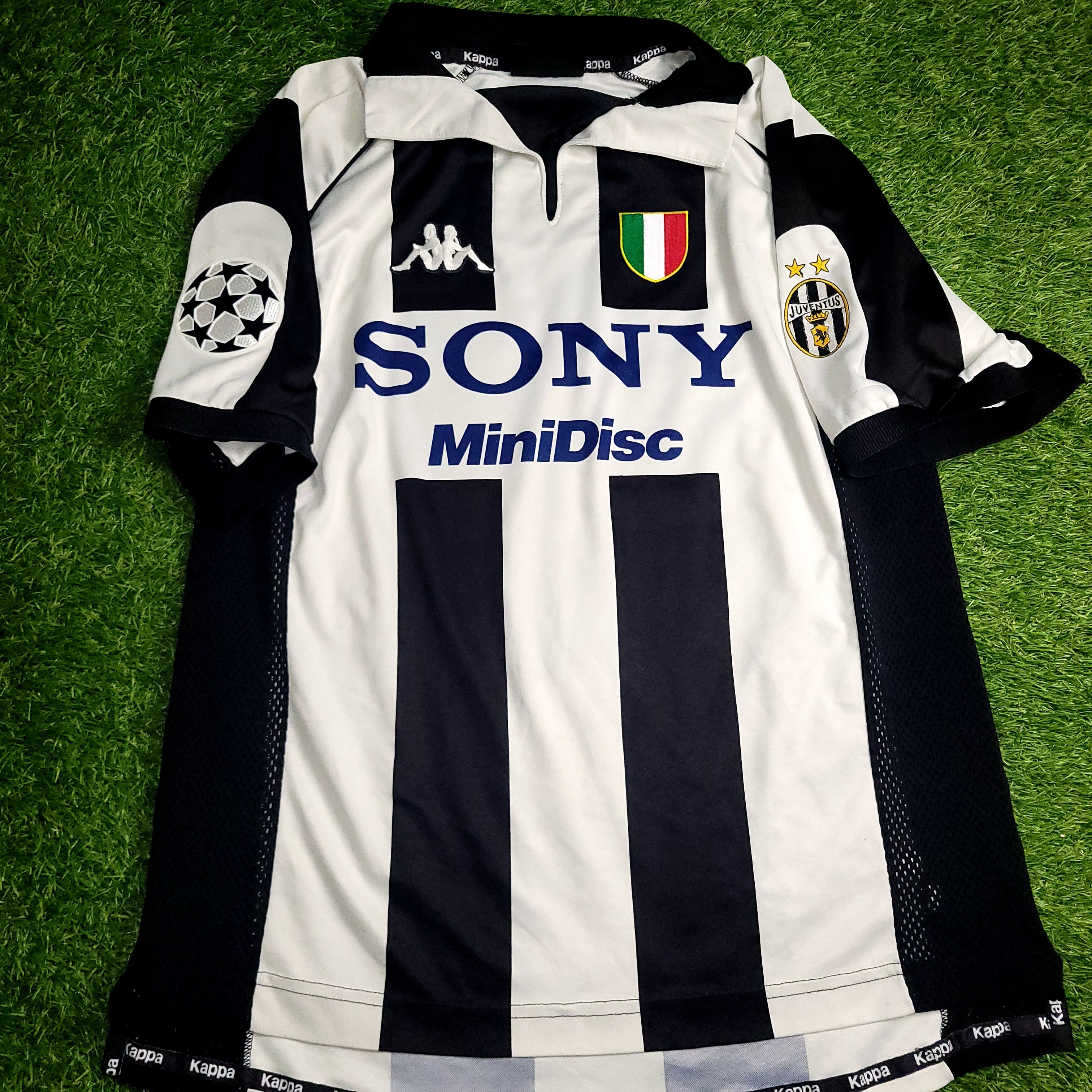 Zidane Juventus Kappa 1997 1998 UEFA Soccer Jersey Shirt M