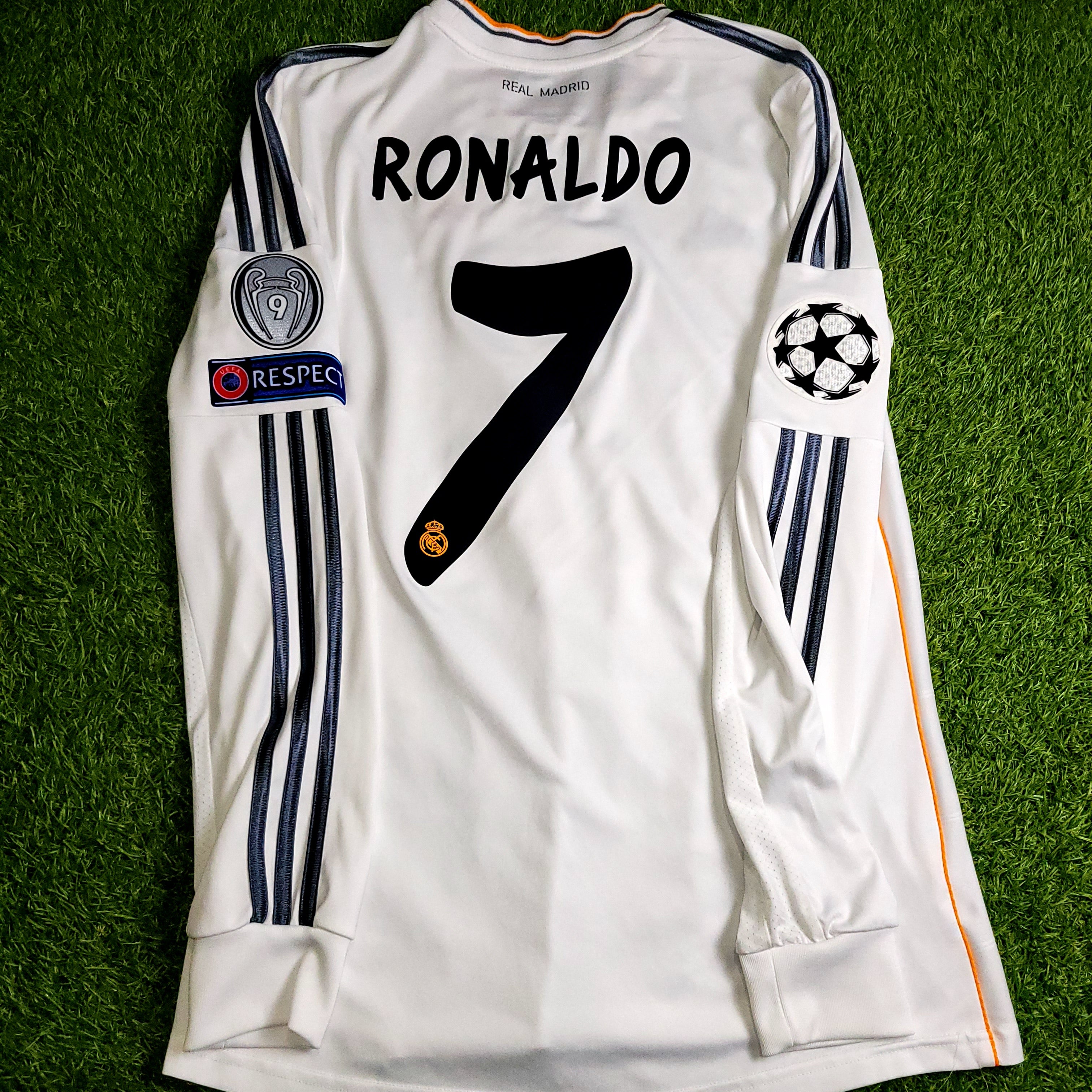 Cristiano Ronaldo Real Madrid UEFA FINAL 2013 2014 Long Sleeve