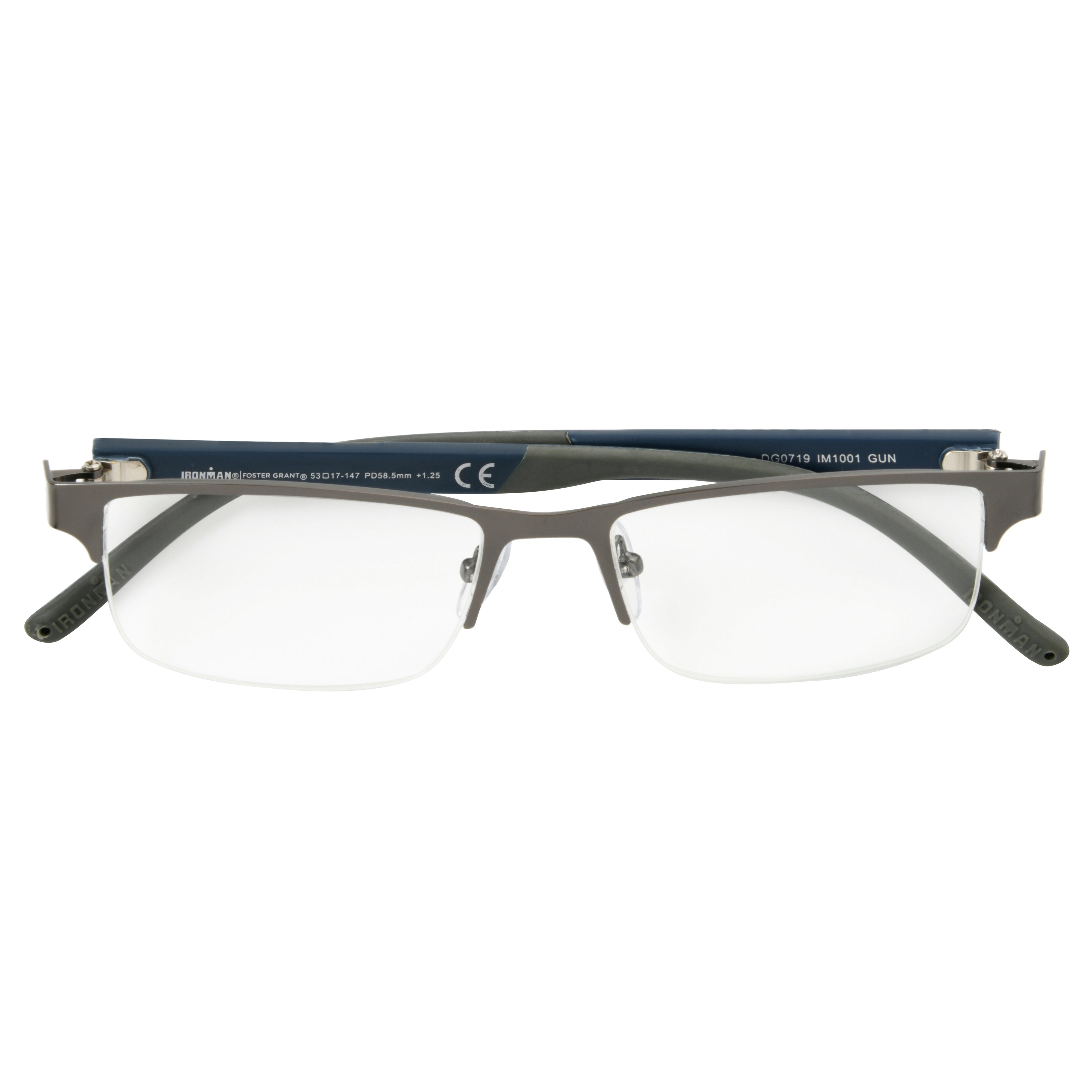 IRONMAN® IM1001 - Reader - Fully Magnified - Gunmetal | Foster Grant