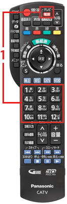 リモコン設定 （TZ-BDT920PW） ｜ お客様サポート ｜ FCTV 福井