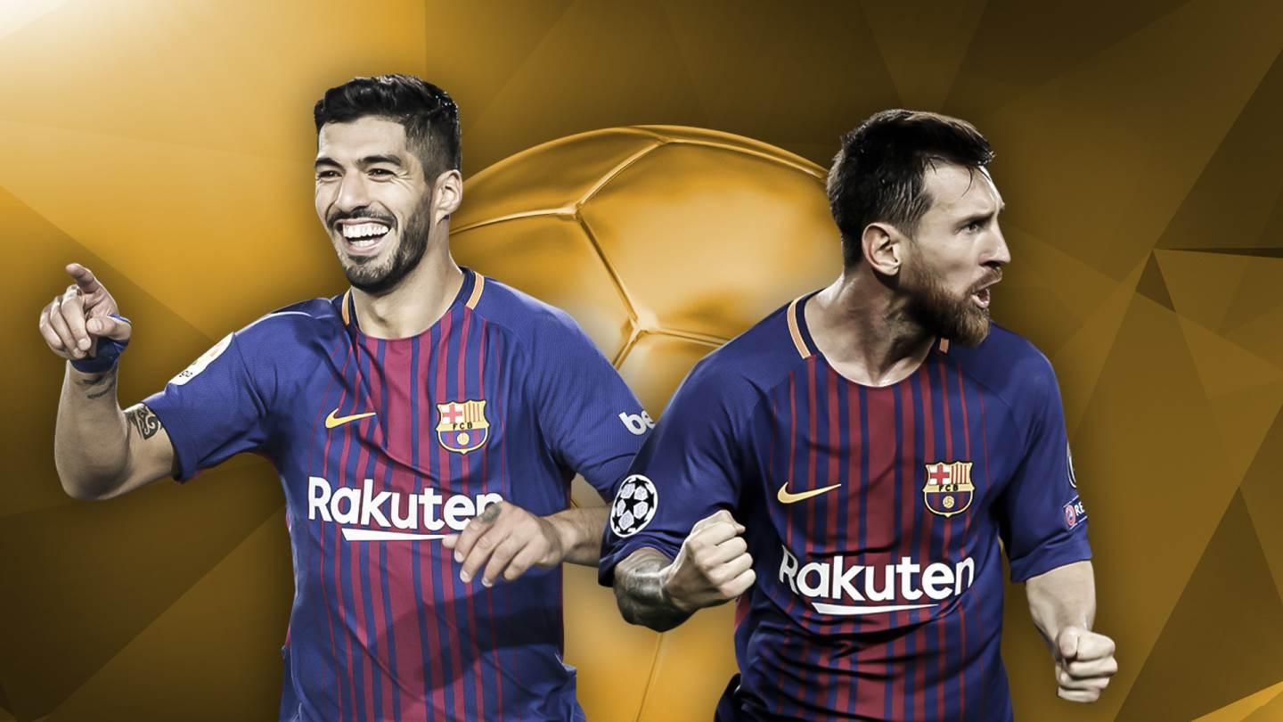 メッシ、スアレス、2017年のバロンドールにノミネート