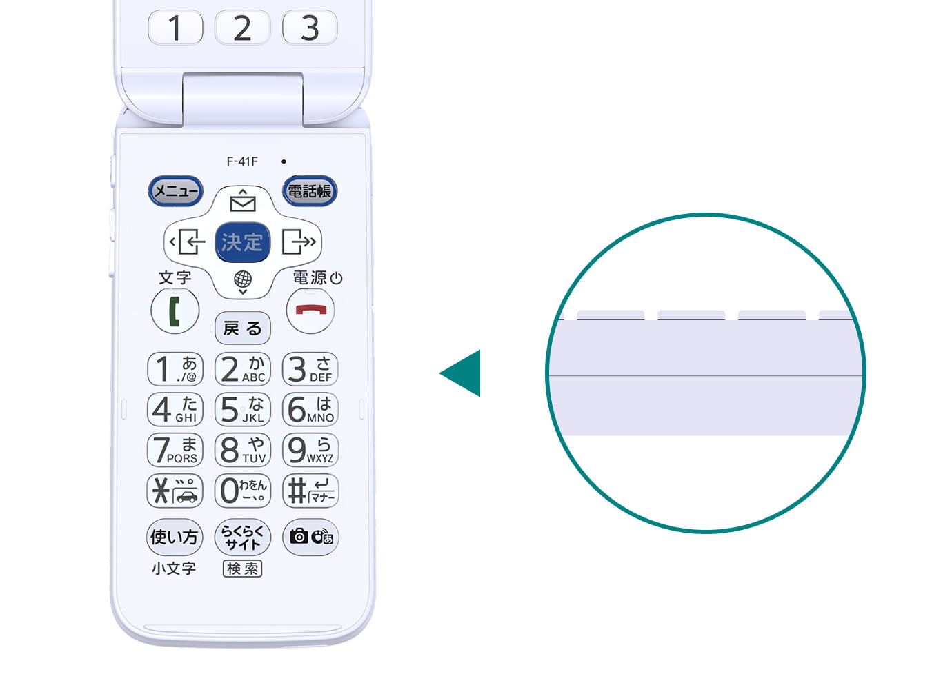 らくらくホン F-41F：製品紹介 | FCNT合同会社