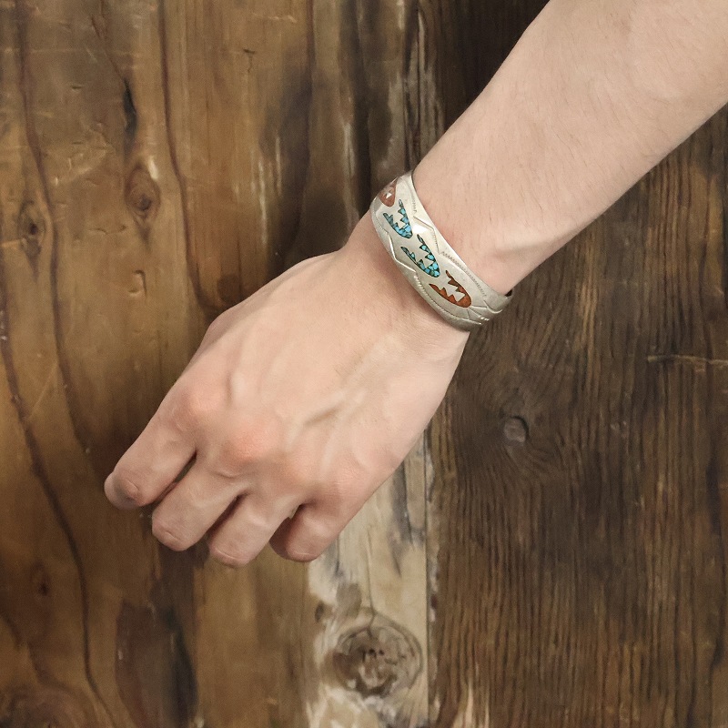 ナバホ シルバー ブレスレット ターコイズ ネイティブアメリカン