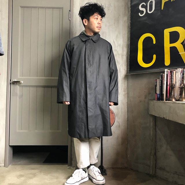 70年代 アクアスキュータム シングルラグラン バルマカーンコート