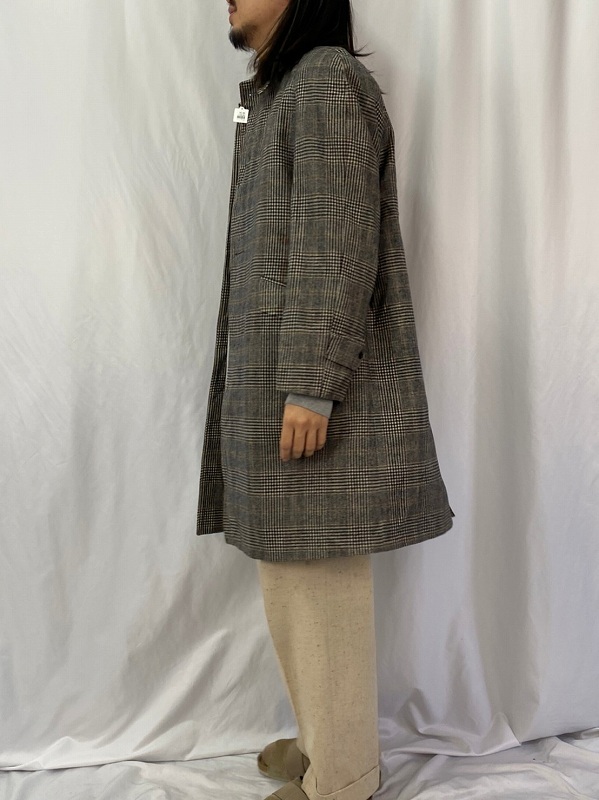 80年代 80s バーバリーズ イングランド製 英国製 グレー ロングコート