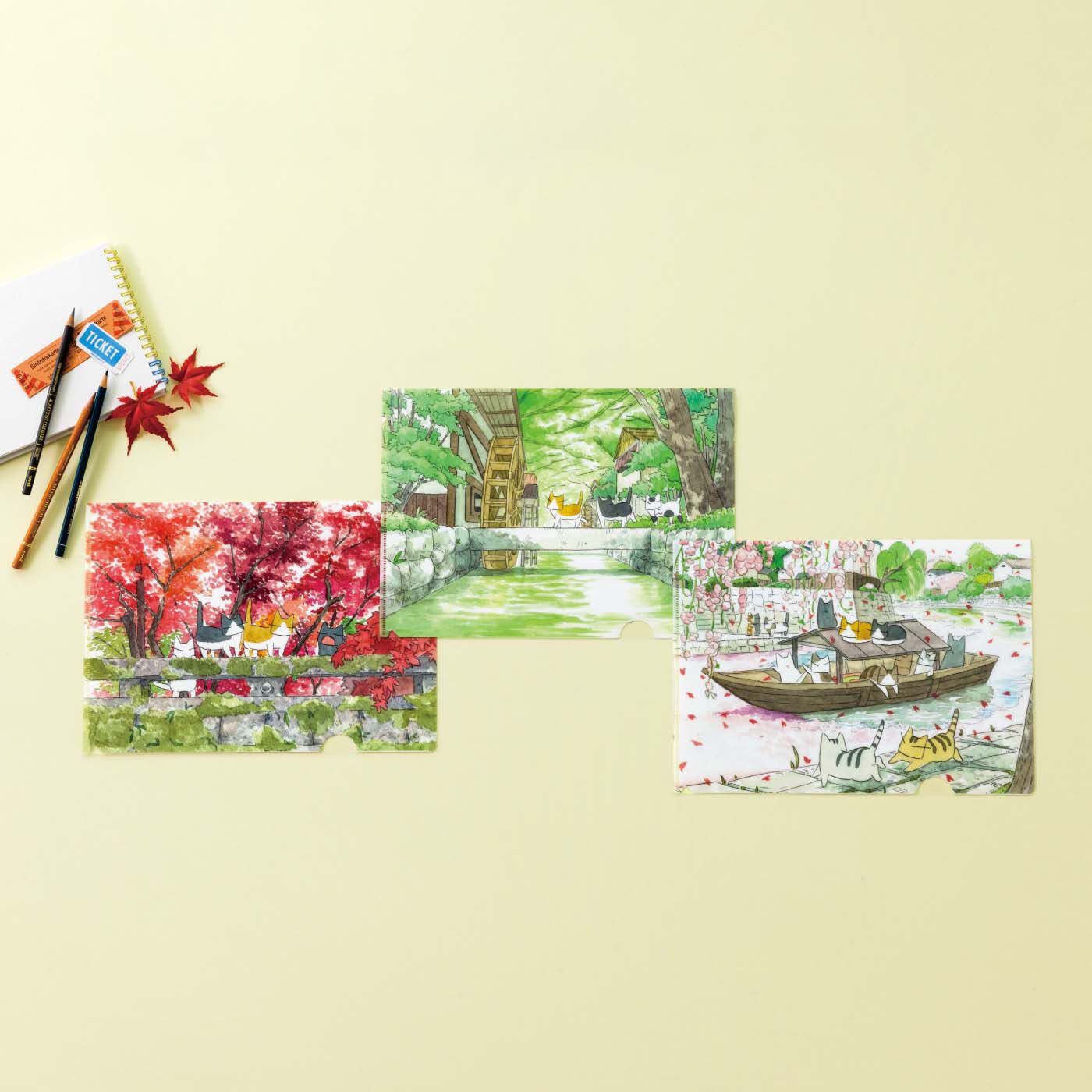 日本画家 久保 智昭さんとつくった 猫と歩く懐かしの旅路クリア