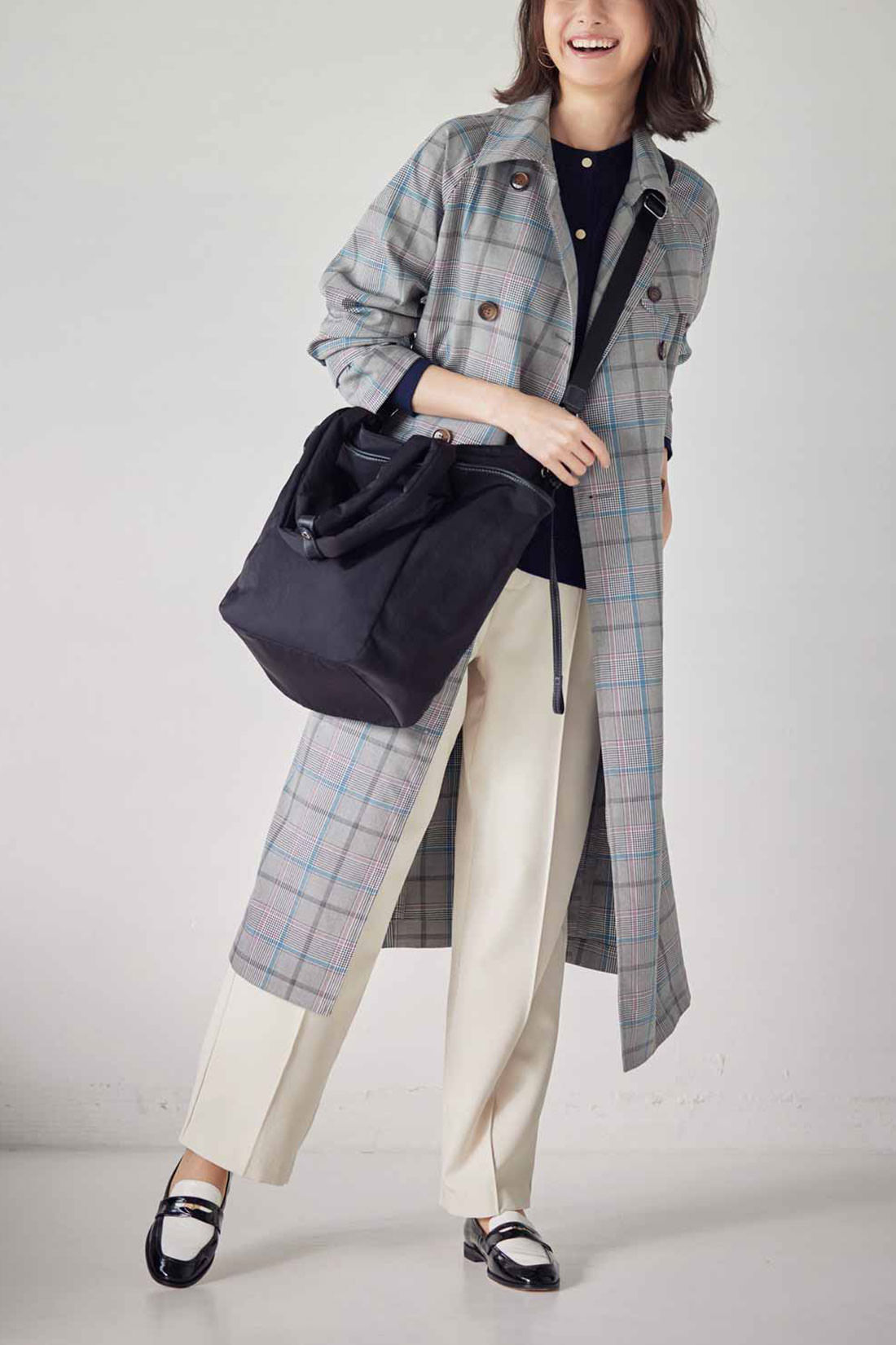 Peter MacArthur×IEDIT[イディット] チェック柄が映える 大人の