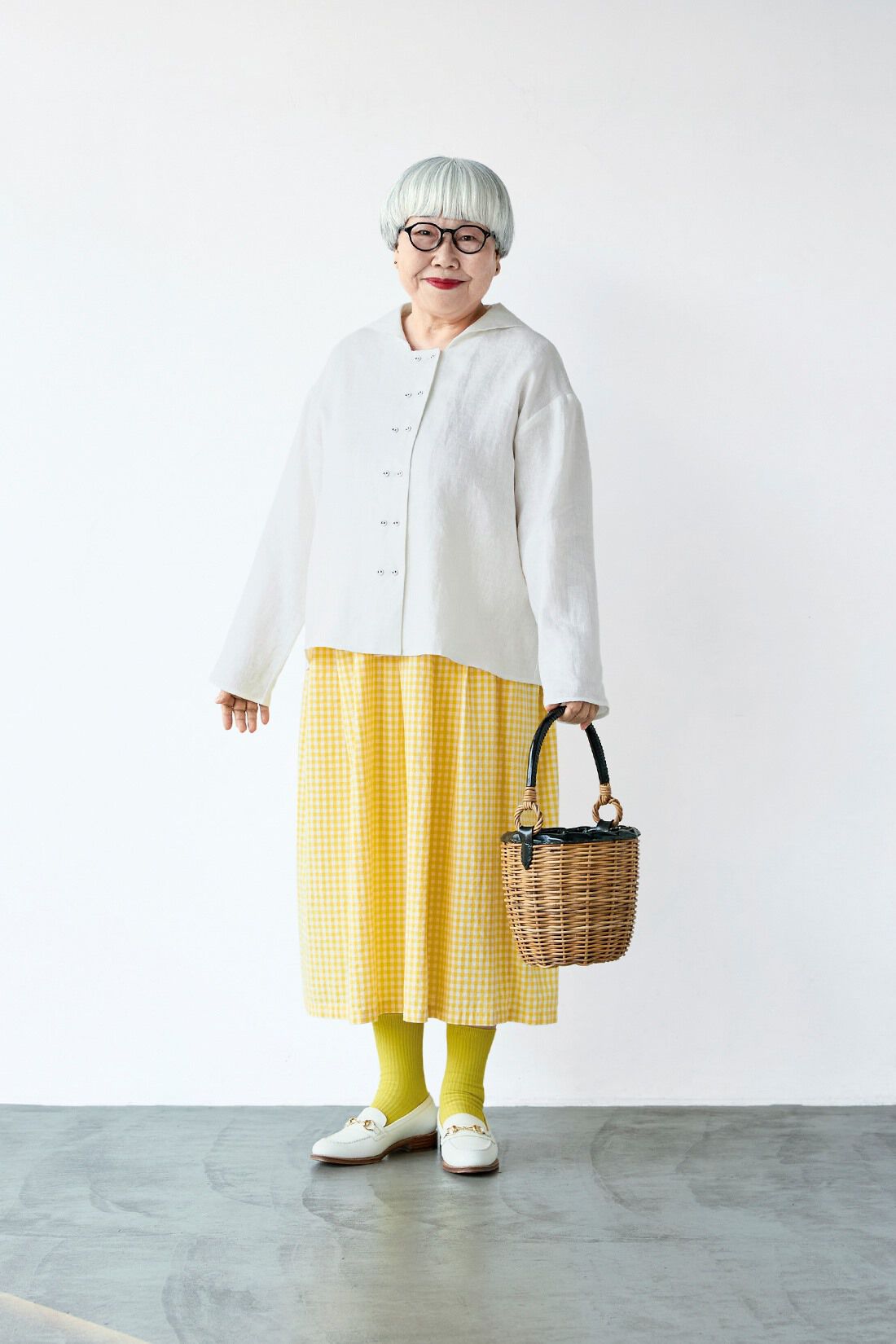 サニークラウズ セーラーカラーブラウス〈レディース〉白｜Sunny