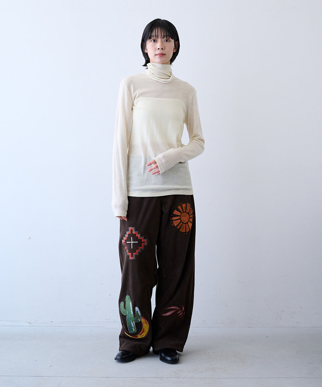 MEDE19F ウール100％素材のカットソーハイネックトップスの会｜MEDE19F