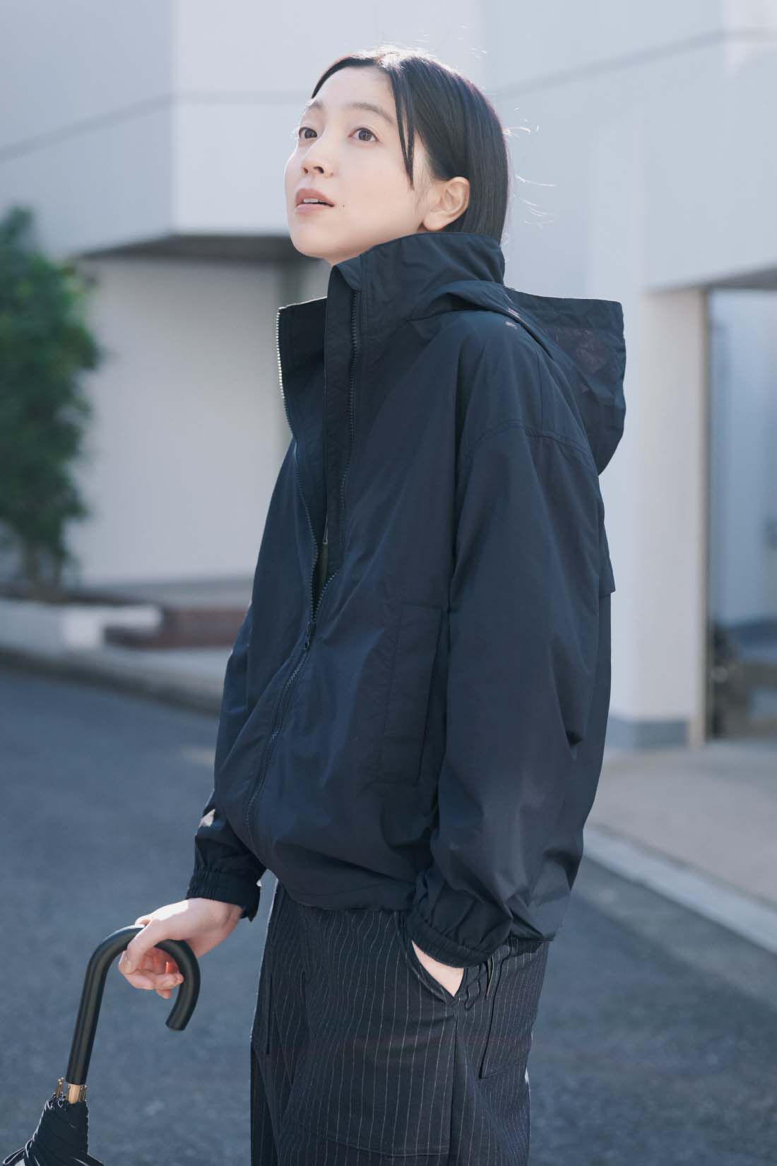 THREE FIFTY STANDARD 軽量ナイロンパーカー〈ネイビー〉｜THREE FIFTY