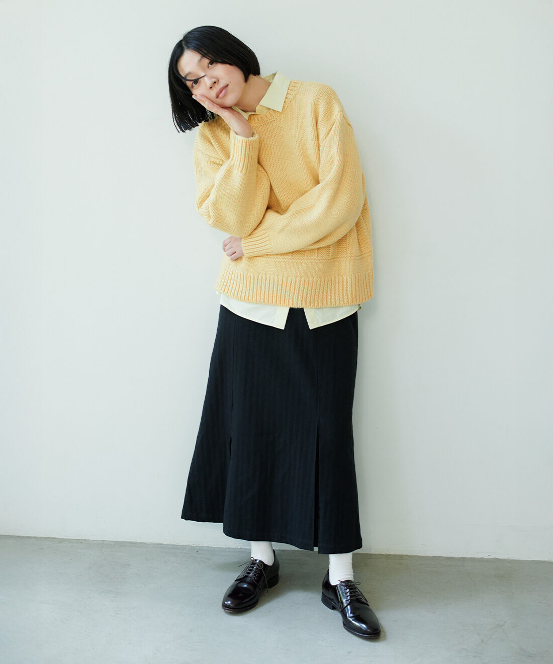 THREE FIFTY STANDARD 小谷 実由さんと作ったヘリンボーン素材の