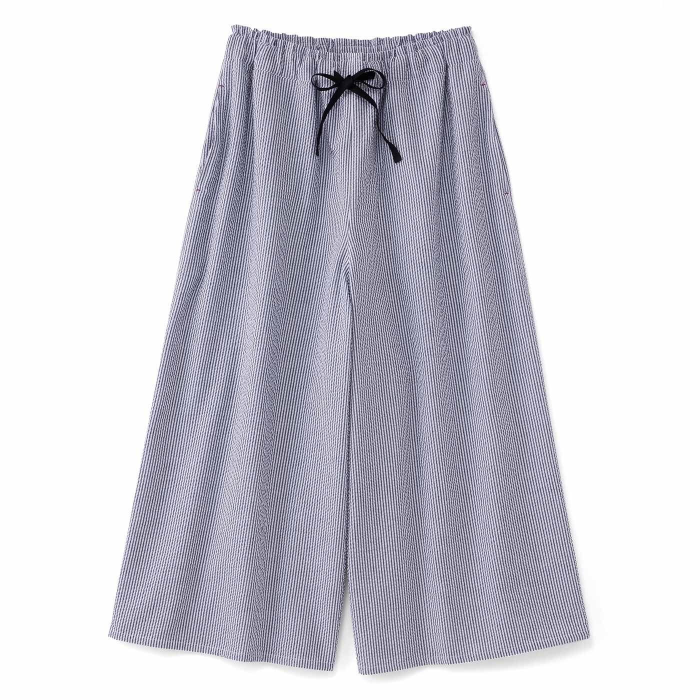 フラウグラット さらぽこサッカーストライプが涼やか♪ スカート気分の