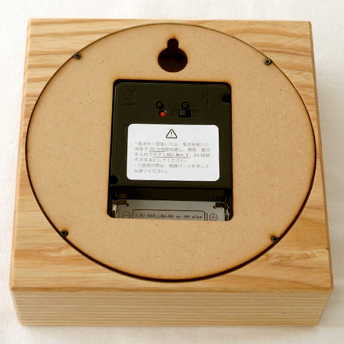 加藤木工 カトモク KATOMOKU Dual use clock 4 ナチュラル 掛け