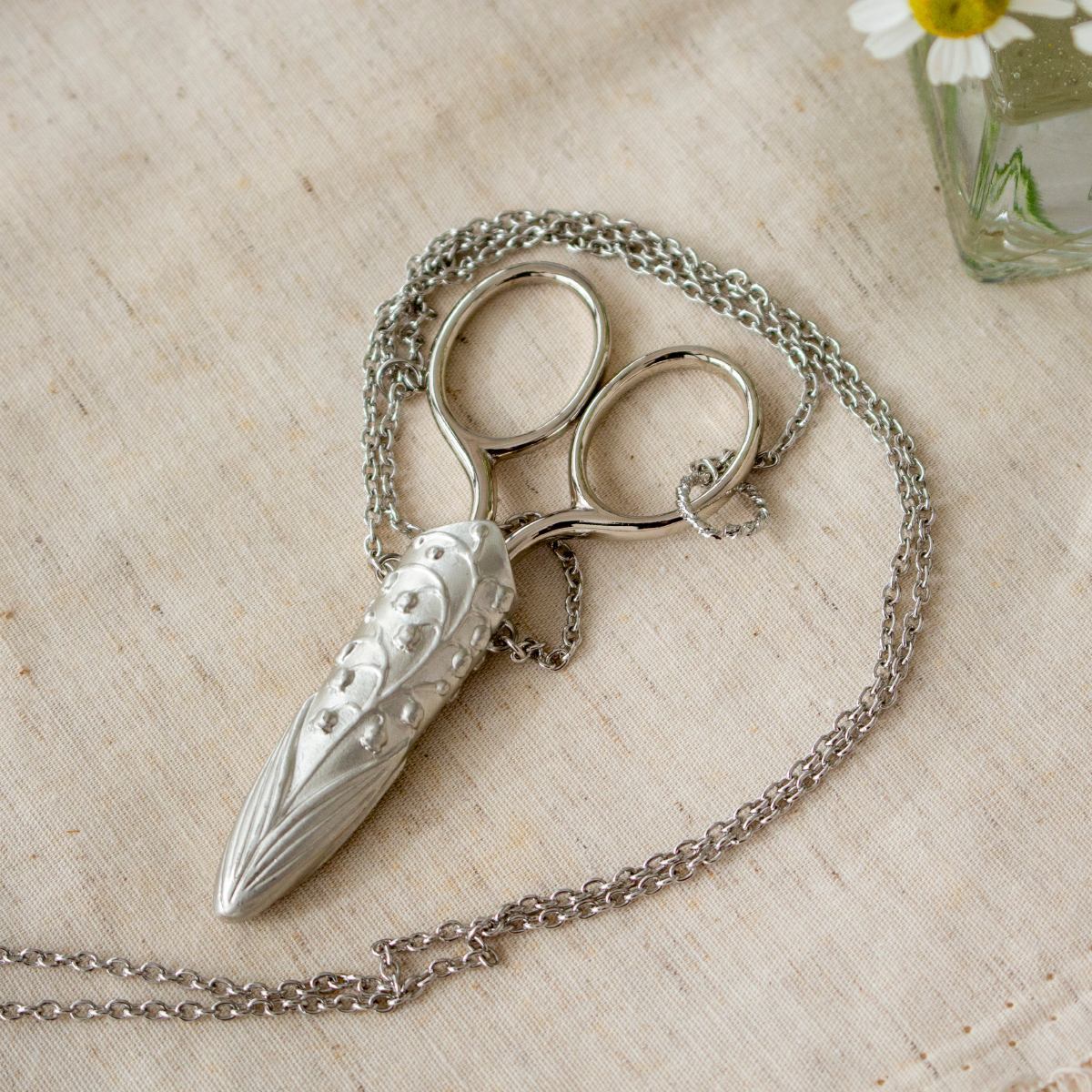 クロバー すずらんシザーケース ハサミ付き ポルトボヌール 手芸用品