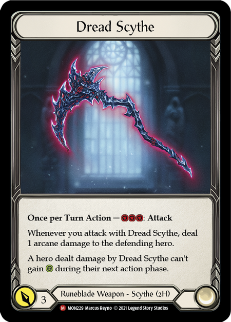 Dread Scythe - Flesh & Blood TCG - Monarch - FaB Foundry