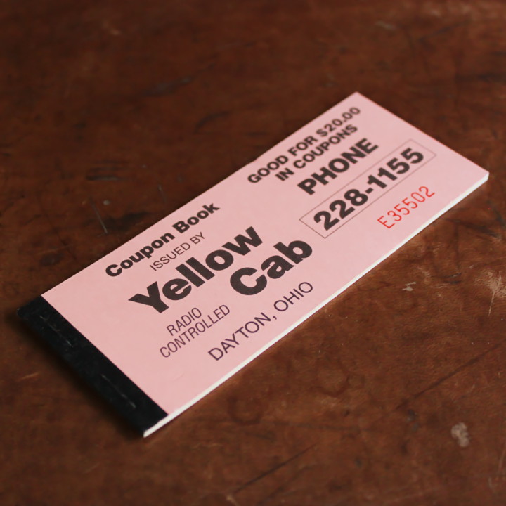 USAヴィンテージ紙ものクーポンチケットブック1960年代｜タクシー